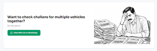 Want to check challans for multiple vehicles together? - CarHatke WhatsApp Concierge